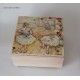 ballerina custom musical jewelry box. Wooden music box with custom decoration, dedication and melody.