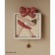 BALLERINA wall-hanging lullaby music box, baby music box, for children. music box for christening, baptism or baby shower