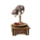 CAT, collectible wood music box. Custom music box handmade in Italy, for child, baby or collectors.