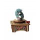 CAT, collectible wood music box. Custom music box handmade in Italy, for child, baby or collectors.