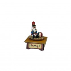 THE NUTCRACKER, collectible wood music box. Custom music box handmade in Italy, for child, baby or collectors.