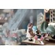 MOTORBIKES and CHILDREN musical carousel, light music box for baby and child, wooden music box for kids and babies