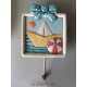 BOAT wall-hanging lullaby music box, baby music box, for children. music box for christening, baptism or baby shower