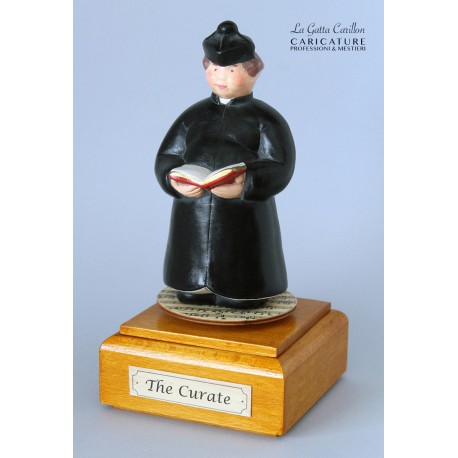 Customize caricature of a CURATE, musical box version or the simple statue version.