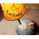 Collectible lamp musical box, with plane around the world. gift idea for boyfriends or girlfriend, anniversaries and birthdays.
