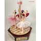 BALLERINA CAROUSEL, Collectible musical. custom and personalized hand made made in Italy box. wooden music box for children