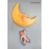 BABY BOY AND THE MOON, baby music box