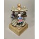 Chain Carousel musical box, baby music box, wooden music box for children and babies, births and baptisms gift