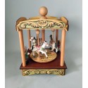 HORSES CAROUSEL, collectible baby music box