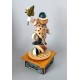 CLOWN CIRCUS, wooden collectible music box. Custom music box handmade in Italy, for child, baby or collectors.