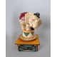 ELEPHANT CIRCUS, wooden collectible music box. Custom music box handmade in Italy, for child, baby or collectors.