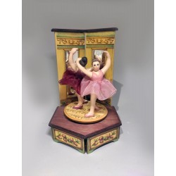 BALLERINAS DANCING music box, collectible music box. babies, kids and children music box, for collectors. Custom music box