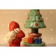 Santa Claus christmas music box. Collection music box is completely hand-painted and finished in an antique-style.