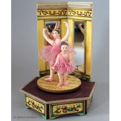 BALLERINA DANCING music box, collectible music box. babies, kids and children music box, for collectors. Custom music box