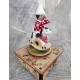 Pinocchio Musical box for children, made by wood and ceramic, an original gift for christening, baptism, baby shower