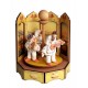 PULCINELLA CAROUSEL, wooden collectible music box. Custom music box handmade in Italy, for child, baby or collectors.